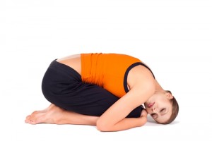 Yoga Stretch - Embryo Pose