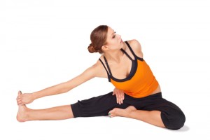 Yoga Stretch - Revolved Head-to-Knee Pose
