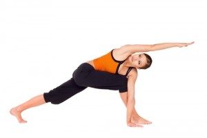 Yoga Stretch - Revolved Side Angle Pose_02